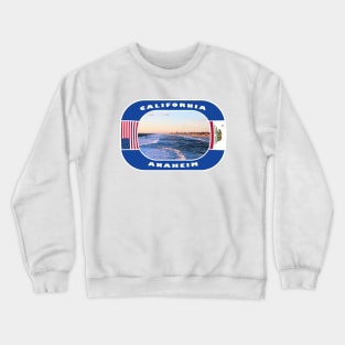 California, Anaheim City, USA Crewneck Sweatshirt